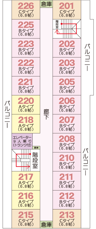 サンブーケ皆賀フロアガイド